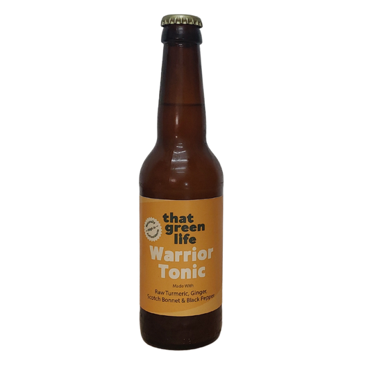 Warrior Tonic - Gut-Friendly Turmeric, Ginger, Scotch Bonnet & Black Pepper (330 ml)