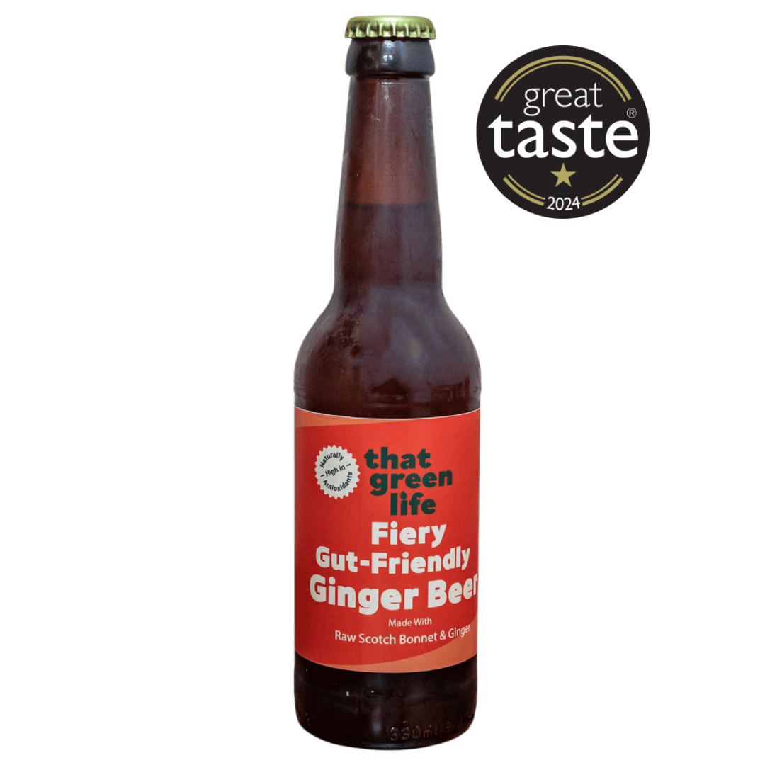 Fiery Gut-Friendly Ginger Beer | Scotch Bonnet & All Spice