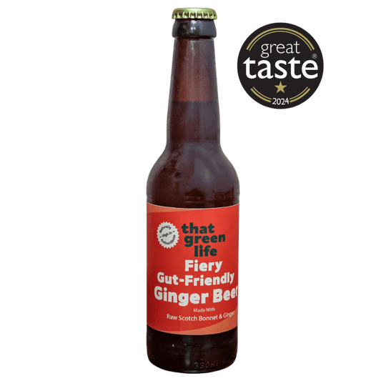 Fiery Gut-Friendly Ginger Beer | Scotch Bonnet & All Spice