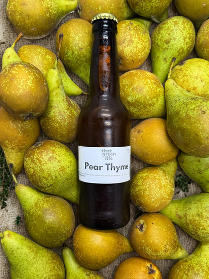 Fermented Pear & Thyme Soda