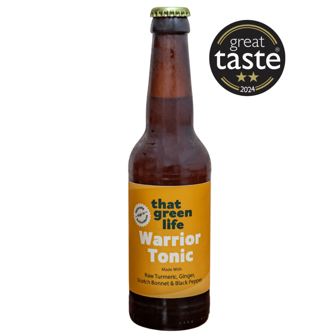 Warrior Tonic - Gut-Friendly Turmeric, Ginger, Scotch Bonnet & Black Pepper (330 ml)